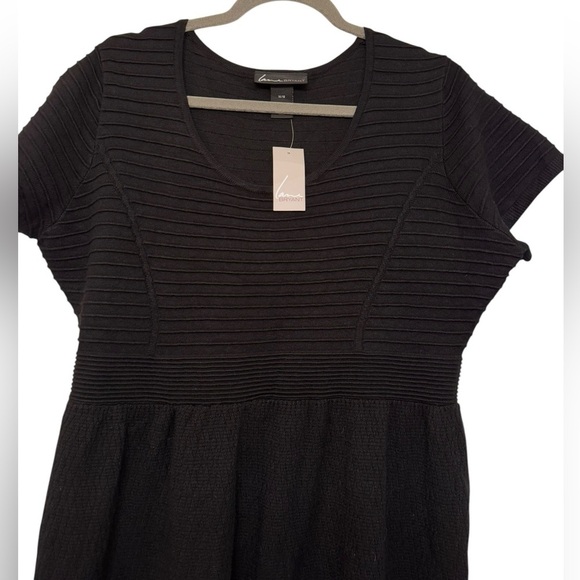 Lane Bryant Mixed Knit Babyboll Sweater Dress - Picture 4 of 8